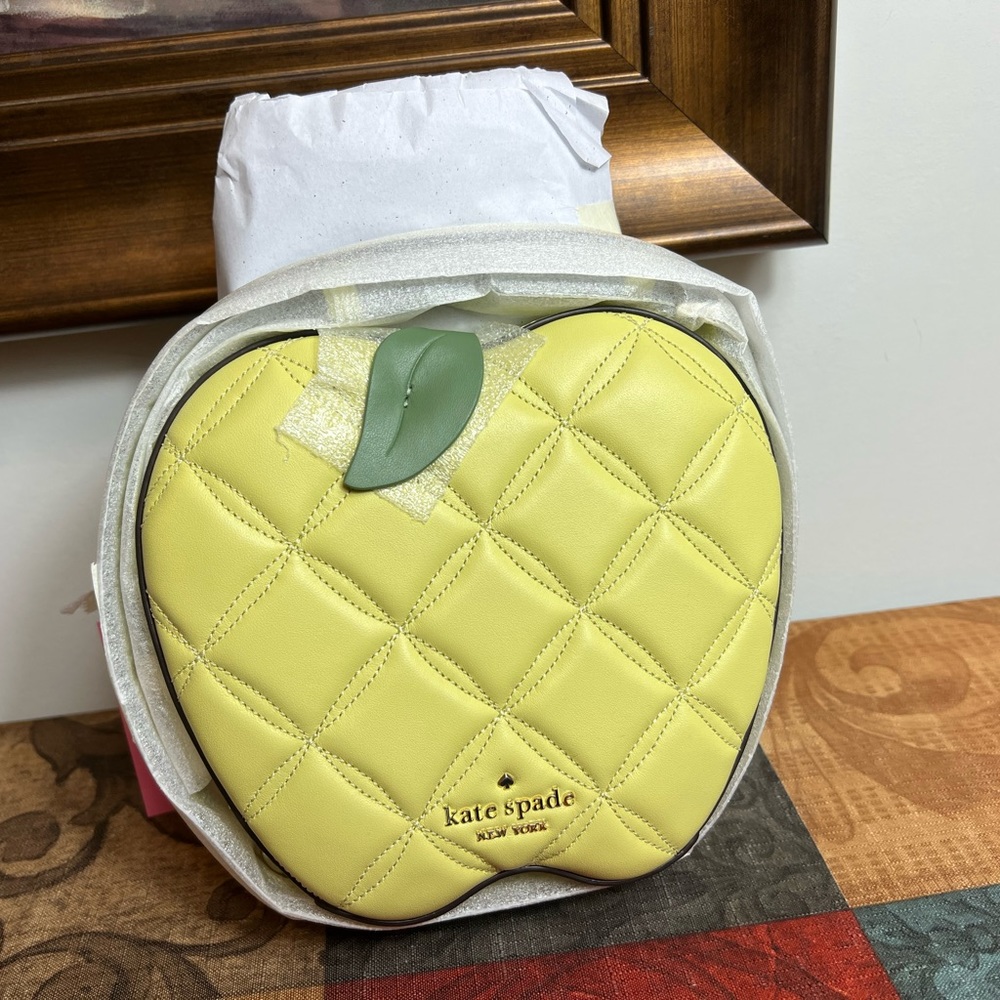 Kate Spade Honeycrisp Apple Crossbody Bag K8165 NWT
